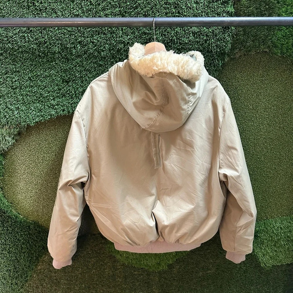 Vintage 1980s Sears Down Filled Bomber Jacket Large - Picture 2 of 9